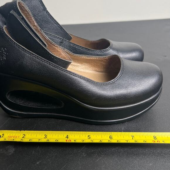 Fly London Yala Trendy Ankle Strap Wedges Size 37 - Picture 3 of 6